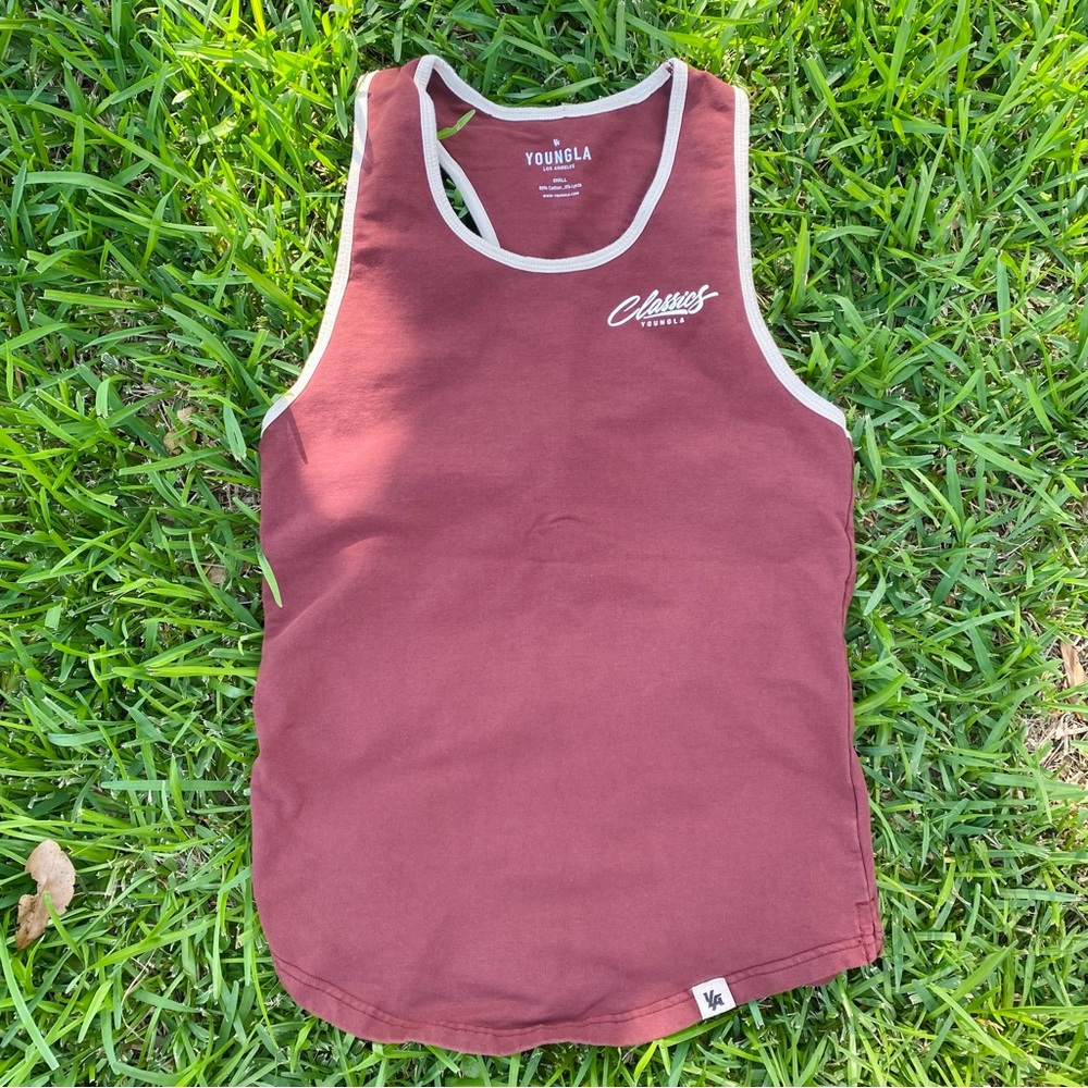YoungLA retro vintage brown tank top
